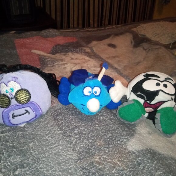 Vintage Silly Slammers Plush Lot Of 3 Working - Picture 1 of 1